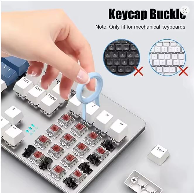 7-in-1 Keyboard Cleaning Kit – Computer & Laptop Cleaner Brush Set, Earbud Cleaning Pen, Keycap Puller for PC, Headphones & Electronics